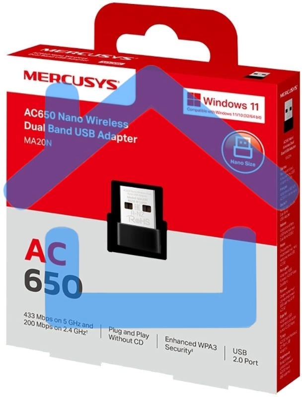 Адаптер Wi-Fi/ AC650 Nano Wi-Fi USB Adapter