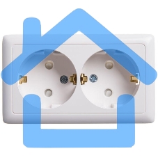 Розетка 2-м ОП Хит 16А защ. шторки с заземл. белый SchE RA16-239-B Розетка 2-м ОП Хит 16А защ. шторки с заземл. белый SchE RA16-239-B