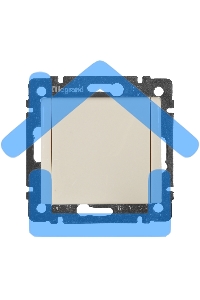 Механизм розетки 1-м СП Valena с защ. крышкой защ. шторки с заземл. сл. кость Leg 774322