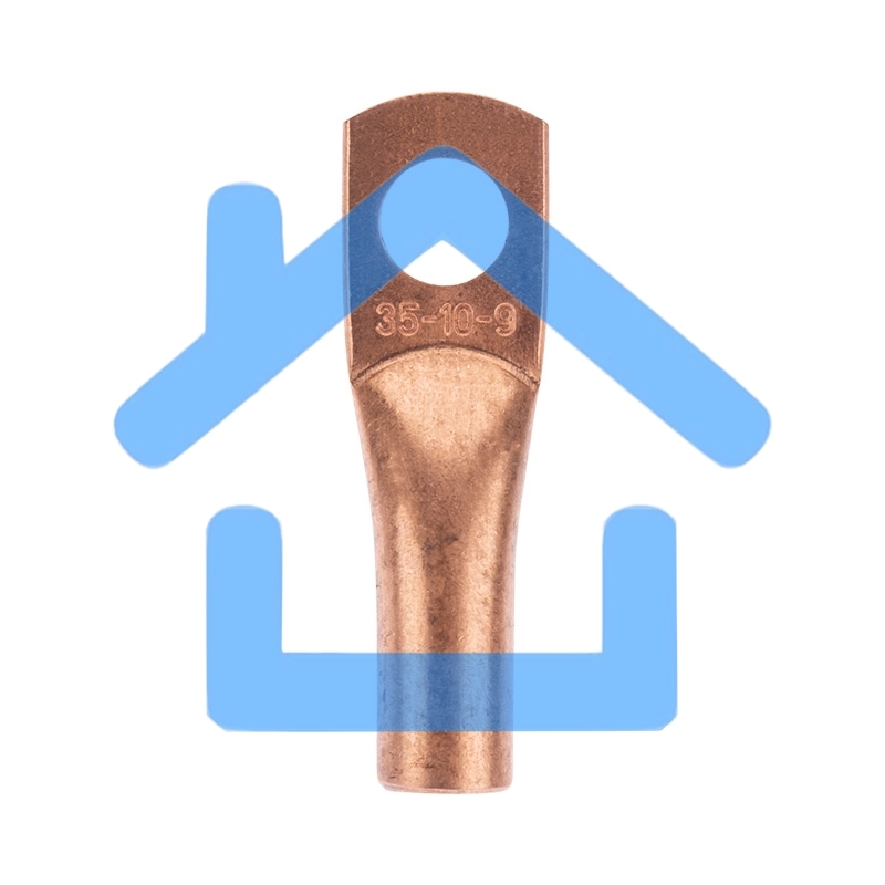 Наконечник медный ТМ 35-10-9 (35мм² - Ø10мм) (в упак. 5 шт.) Rexant
