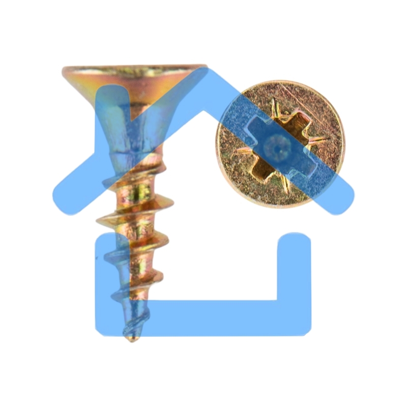 Саморез универсальный KRANZ 4х16, желтый цинк, упаковка поставщика ( 24 000 шт. )