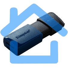 Флешка USB R/W Kingston 64 Gb DataTraveler Exodia M DTXM/64 Gb USB 3.0 черный/синий