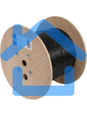 Кабель сетевой Ningbo UTP 4 пары cat5E solid 0.5мм CCA molded 305м серый outdoor стальной трос