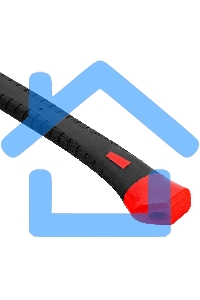 Топор-колун Matrix с клиновидным полотном 2000 г, фибергласовое обрезиненное топорище 880 мм