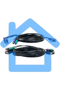 Кабель D-Link DKVM-CB3/A3A KVM длиной 3 м с разъемами PS2