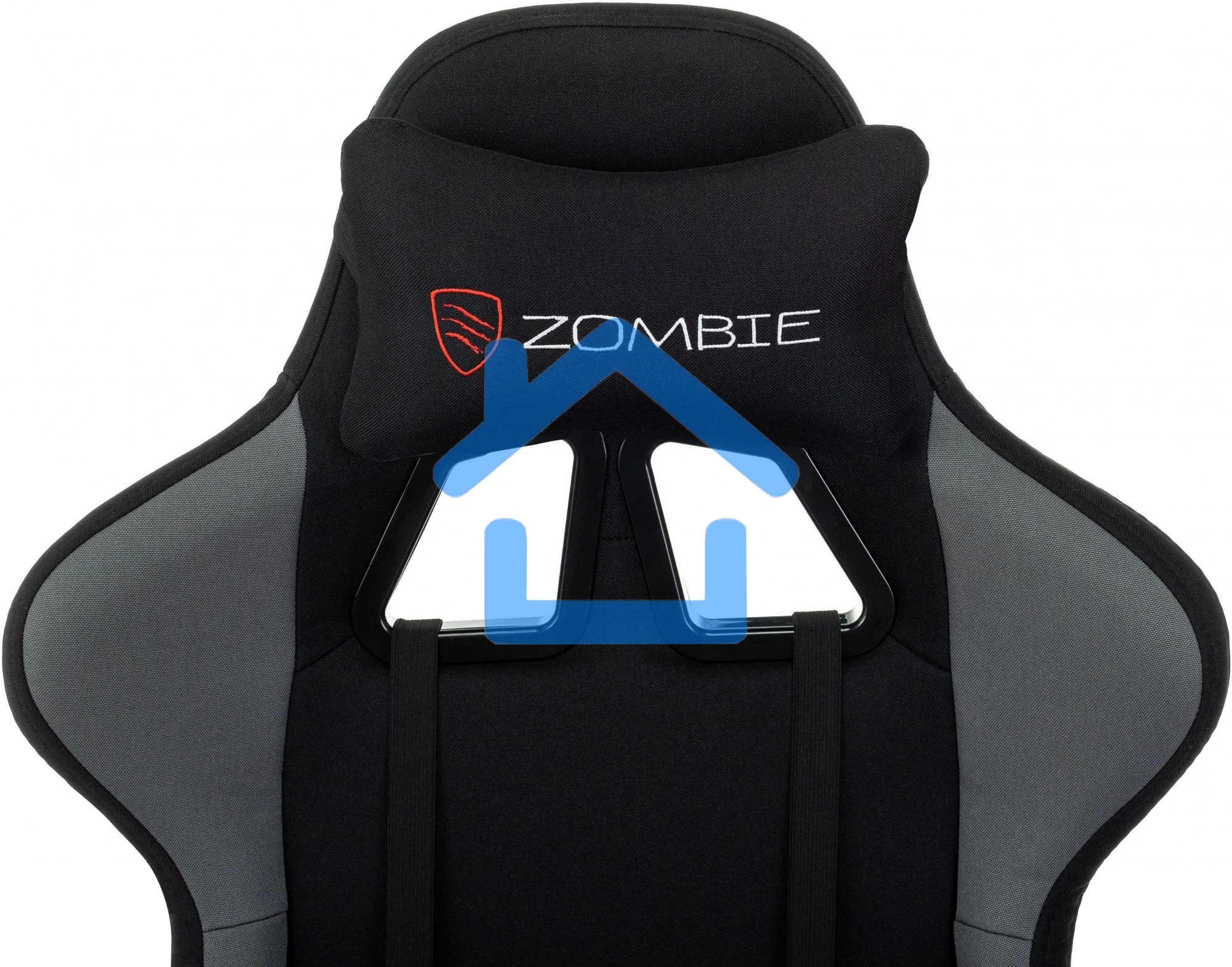 Кресло игровое Zombie Weaver черный/серый