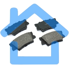 Колодки тормозные задние LPR 05P1281, комплект