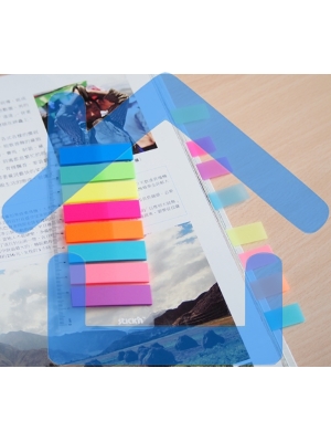 Закладки самоклеящиеся, индексы пластиковые Stick`n 21401 8x45мм, 8 цветов в упаковке, 20 листов, европодвес