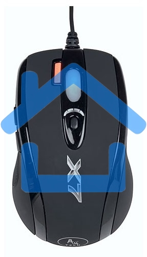 Мышь проводная A4Tech X-710BK черный, 2000 dpi, USB, кнопки - 7