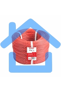 Провод ПГВА Rexant 1х0.50 мм², Cu, красный, бухта 500 м