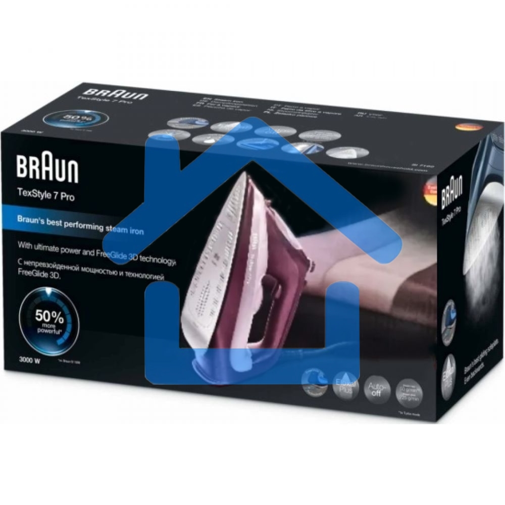 Утюг Braun SI7181VI сиреневый/фиолетовый