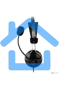 Наушники с микрофоном A4Tech HU-7P черный 2м накладные USB оголовье