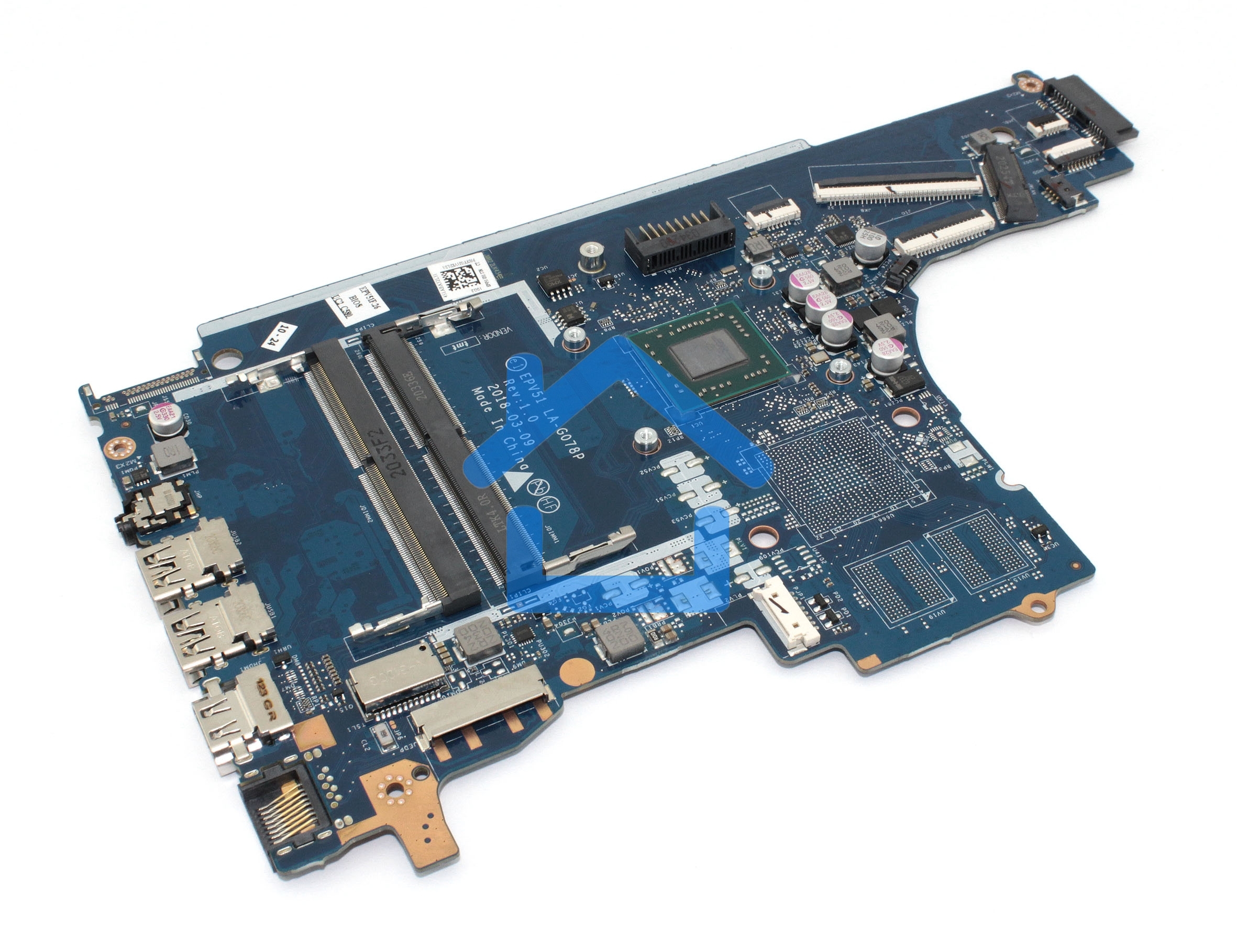 Материнская плата LA-G078P HP 255 G7 15T-DB 15-DB 15-DA A9-9425 UMA