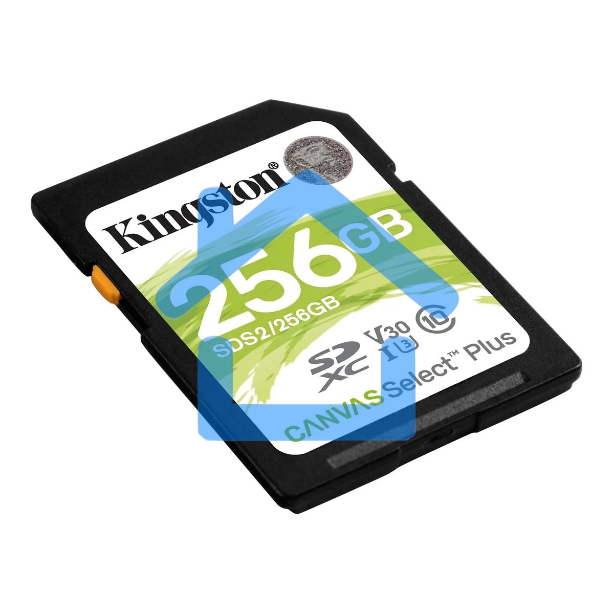 Флеш карта SDXC 256Gb Class10 Kingston <SDS2/256Gb>, Canvas Select 100R CL10 UHS-I