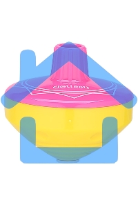 Точилка для карандашей ручная Deli Gyro ER01301 Explora, 1 отверстие, пластик, ассорти блистер