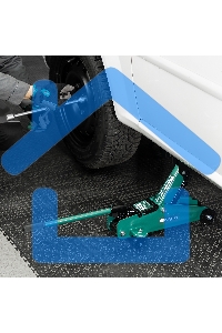 Домкрат гидравлический подкатной, Сибртех 2 т, 135-320 мм, в пласт. кейсе