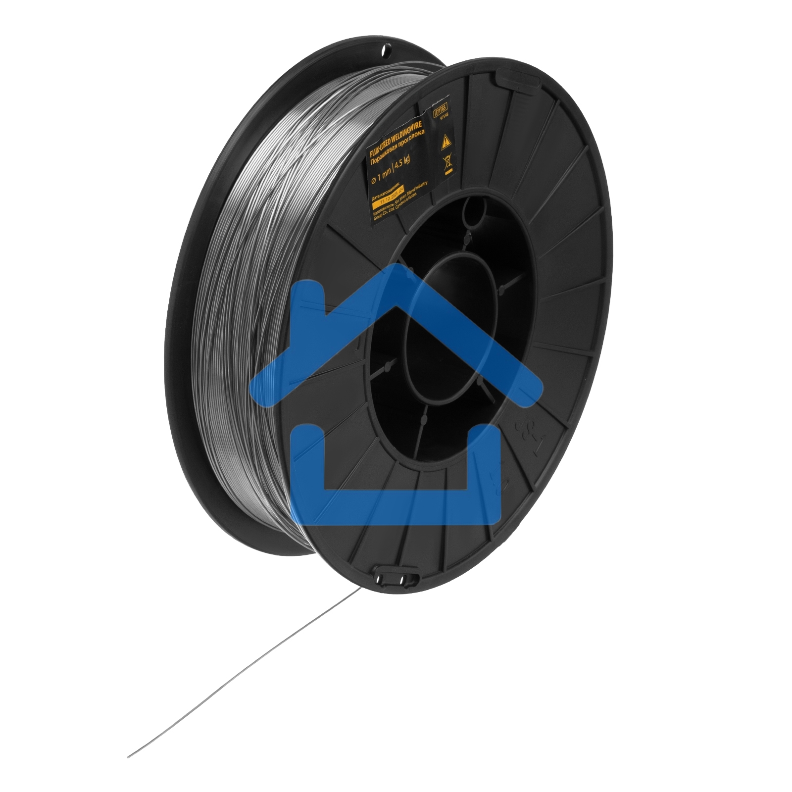 Порошковая проволока Denzel Е71TGS, диам. 1 мм, 4,5 кг, диам. катушки D200