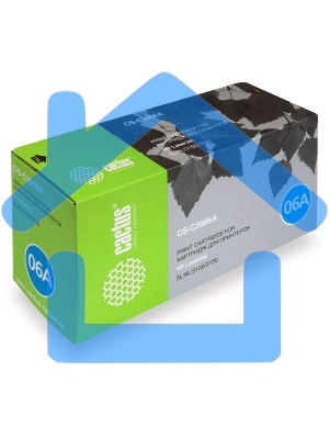 Картридж лазерный Cactus CS-C3906A черный для HP LaserJet 5L/ 6L/3100/3150 (2500стр.)