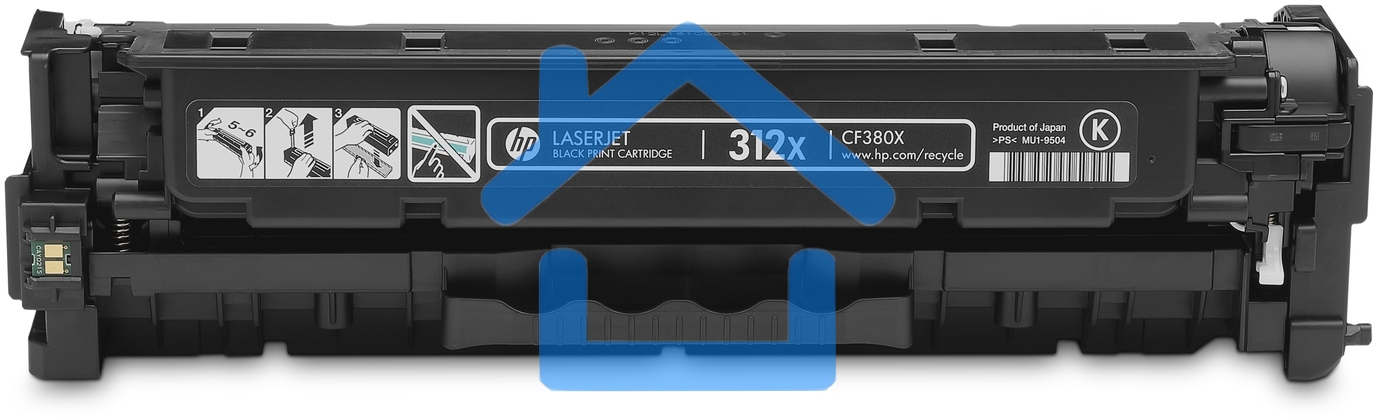 Тонер Картридж HP 312A CF380X черный для HP CLJ Pro M476 (4400стр.)
