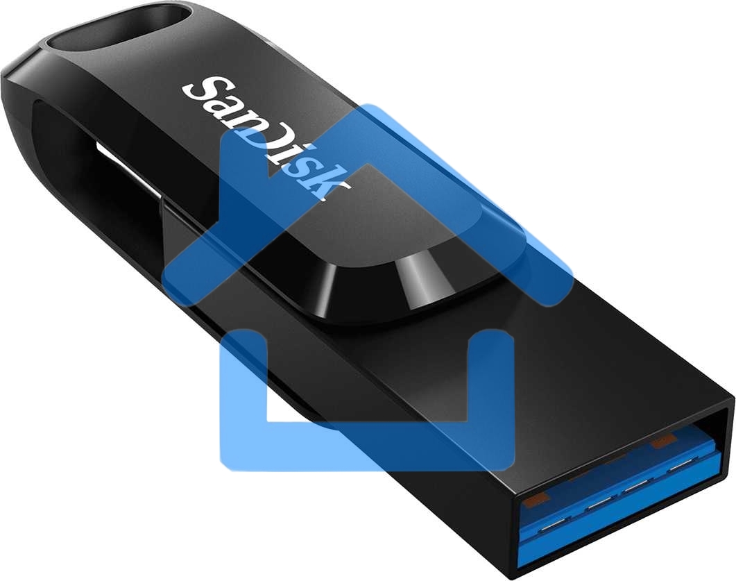 Флешка USB R/W Sandisk 128Gb Ultra Dual Drive Go SDDDC3-128G-G46 USB3.1 черный