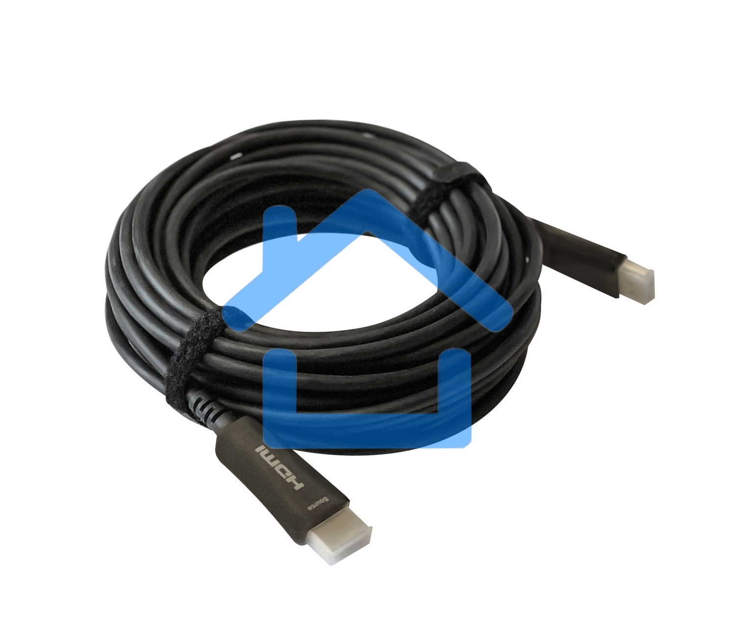 Кабель аудио-видео Digma HDMI 2.0 AOC HDMI (m)/HDMI (m) 30м. позолоченные контакты черный