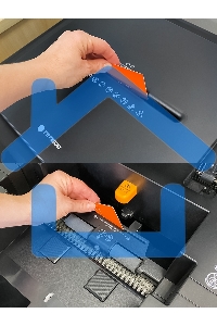 Шредер Heleos АП55-4 черный с автоподачей (секр.P-4) фрагменты 400лист. 55лтр. скрепки скобы пл.карты