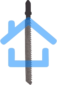 Пилки для лобзика Т101ВR по ламинату,чистый,обратный рез 100х75мм (2шт)