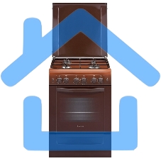 Плита комбинированная Gefest ПГЭ 6102-02 0001 коричневый, конфорок 4 газовых, духовка 55 л, 60 см x 85 см x 60 см