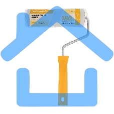 Валик в сборе Matrix ВЕЛЮР, 180 мм, ворс 4 мм, D 48 мм, D ручки 8 мм