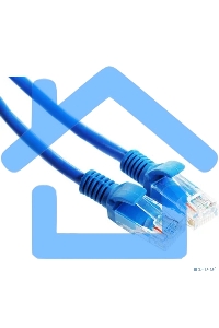 Патч-корд UTP Cablexpert PP12-10M/B кат.5e, 10м, литой, многожильный (синий)