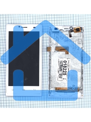 Дисплей для DNS S4509 белый с рамкой