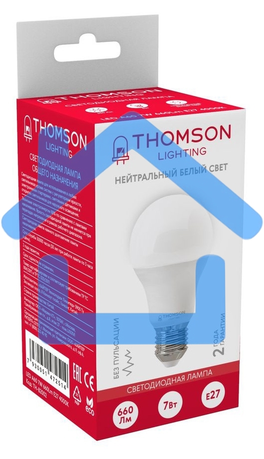 Лампа светодиодная Hiper THOMSON LED A60 7W 660Lm E27 4000K TH-B2002