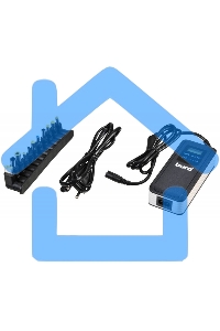 Блок питания Buro BUM-0065A90 автоматический 90W 12V-20V 11-connectors 5A 1xUSB 2.1A от бытовой электросети LСD индикатор