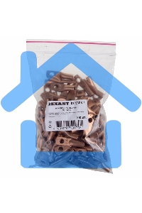 Наконечник ТМ 10–6–5 (10 мм² - Ø 6 мм) (в упак. 5 шт.) Rexant