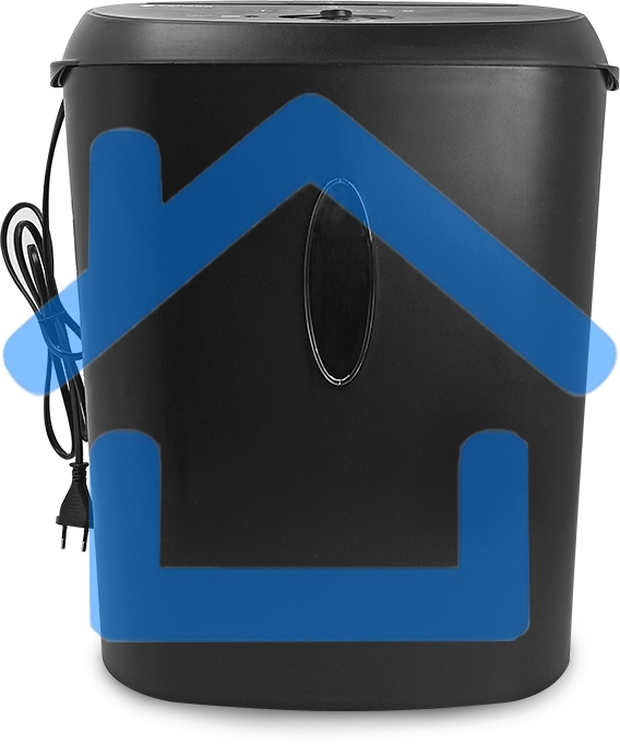 Уничтожитель документов ГЕЛЕОС УМ24-4, DIN P-4 (4 ур-нь секр.), фрагмент 3,9х38мм, 17 лист (70г/м2), CD/пл.карты/скрепки/скобы, 24 литра