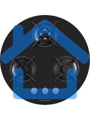 Газовая варочная панель Maunfeld EGHG.43.23CB\G черный