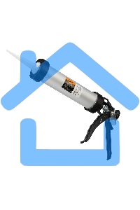 Пистолет для герметика SPARTA 886475 400мл ''закрытый'' алюминиевый корпус круглый шток 8 мм