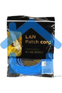Патч-корд UTP Cablexpert PP12-10M/B кат.5e, 10м, литой, многожильный (синий)
