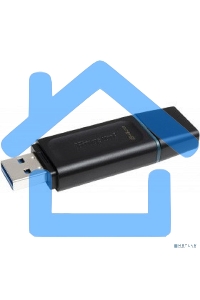 Флешка USB Kingston 64 Gb USB 3.2 Gen 1 DataTraveler Exodia черный/бирюзовый