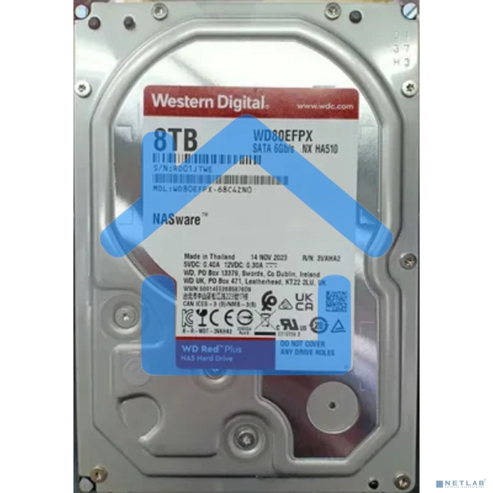 Жесткий диск Western Digital Red Plus NAS HDD 3.5