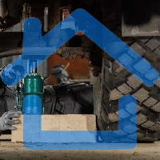 Домкрат гидравлический Сибртех бутылочный, 30т, 245-385мм