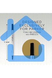 Стержень роллер Parker Quink Z01 (CW1950278) M 0.7мм, черные чернила, без упаковки