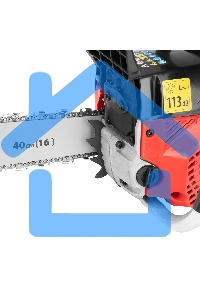 Пила цепная бензиновая MS-4516, шина 40 см, 45см3, 2,5 л.с., шаг 0,325, паз 1,5 мм, 64 зв MTX