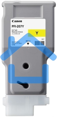 Картридж струйный Canon PFI-207 Y желтый для для iPF680/685/780/785 300ml (8792B001)