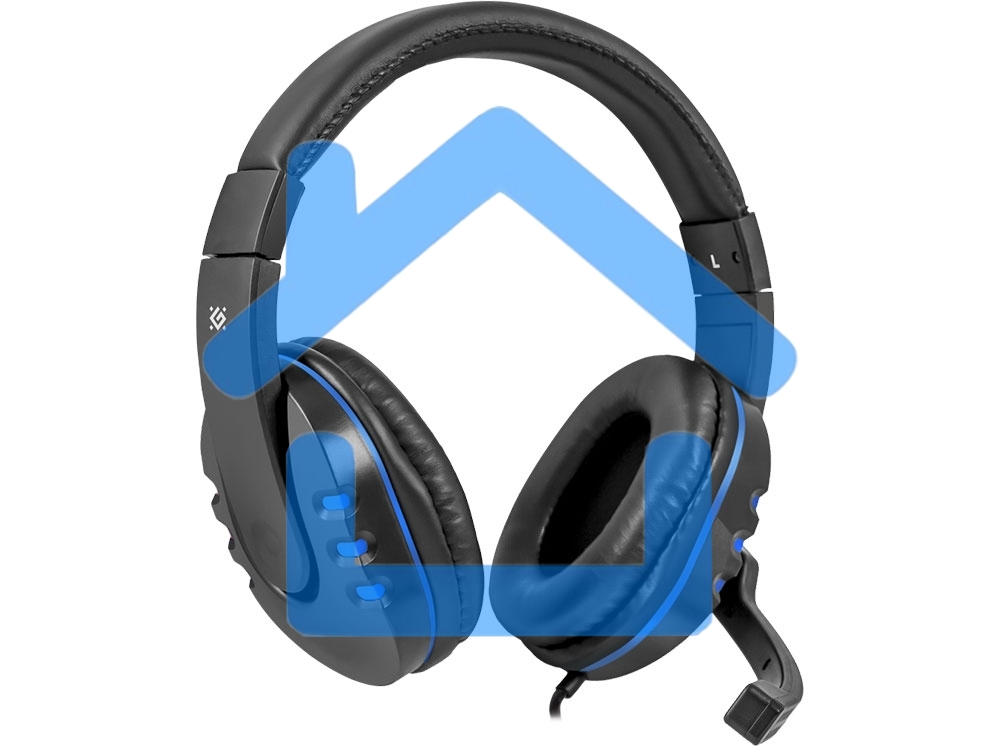 Гарнитура Defender GAMING WARHEAD G-160 BLACK/BLUE