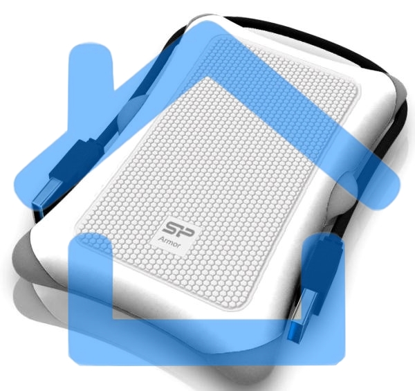 Внешний жесткий диск Silicon Power USB 3.0 2Tb A30 SP020TBPHDA30S3W Armor 2.5