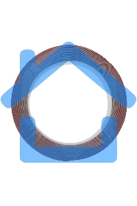 Двухсторонний скотч Rexant, серый, на HBA акриловой основе, 12 мм, ролик 5 м