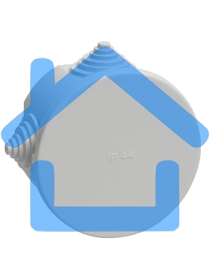 Коробка распаячная ОП 75х40 IP44 KM41237 (4 каб.ввод.) ИЭК UKO11-075-040-000-K41-44