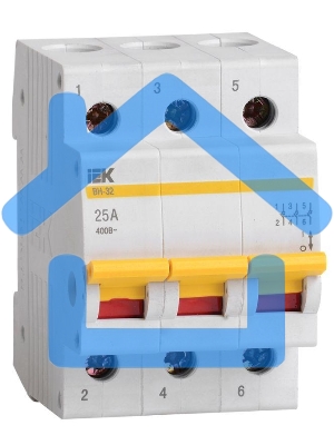 Выключатель нагрузки ВН-32 25А/3П ИЭК MNV10-3-025