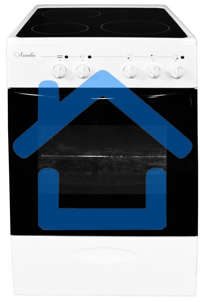 Плита электрическая Лысьва EF3001MK00 белый, конфорок 3 шт, духовка 57 л, 50 см x 84 см x 60 см (без крышки)